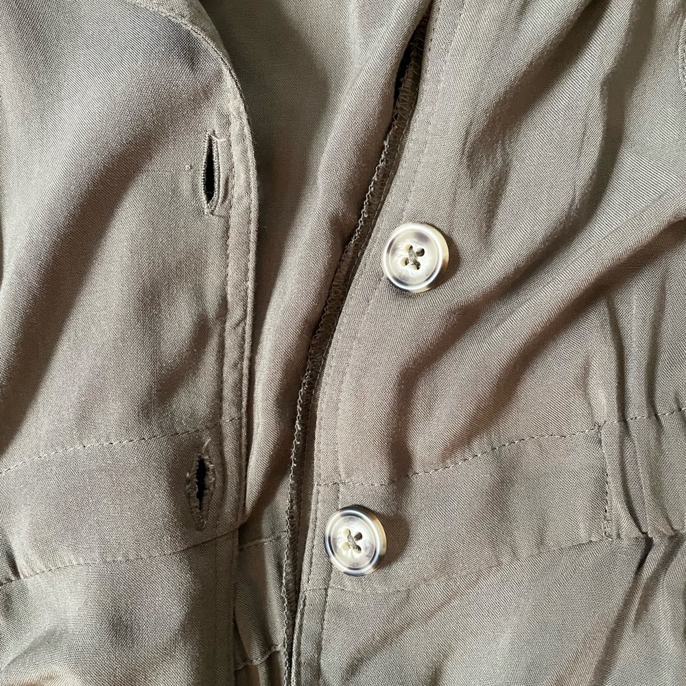 Olive green Wild Fable romper worn once